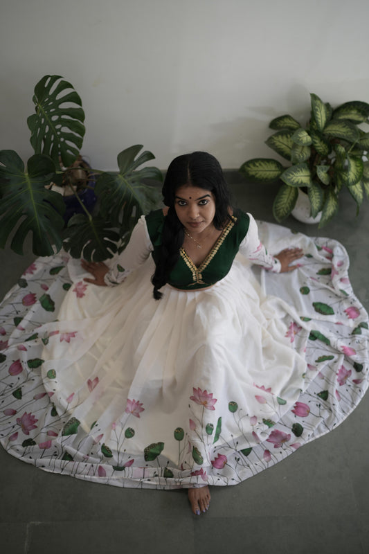 Crop top and skirt SK001