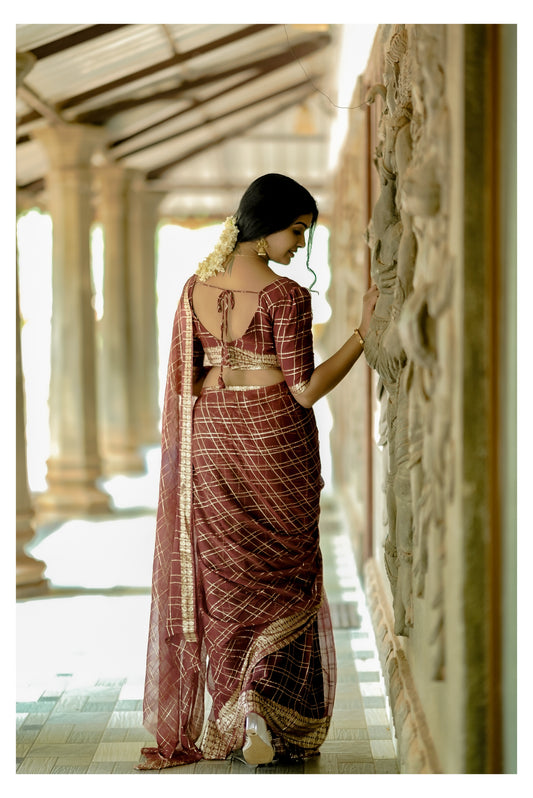 viscose Georgette saree